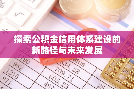嘉定探索公积金信用体系建设的新路径与未来发展