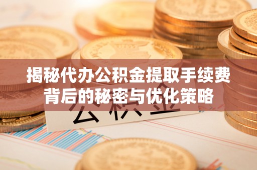 嘉定揭秘代办公积金提取手续费背后的秘密与优化策略