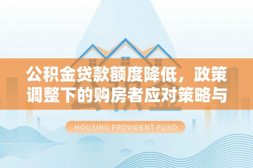 嘉定公积金贷款额度降低，政策调整下的购房者应对策略与未来趋势