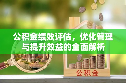 嘉定公积金绩效评估，优化管理与提升效益的全面解析