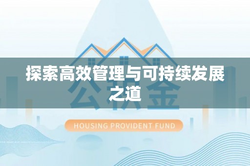 嘉定探索高效管理与可持续发展之道